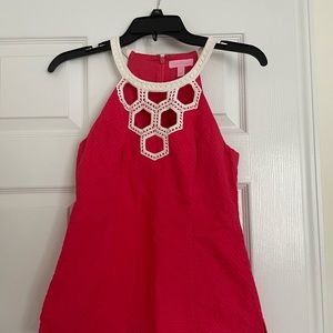 Lilly Pulitzer honeycomb halter top size 2.